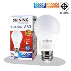 Toshiba Shining หลอดไฟ LED Bulb 7W A60 โตชิบา E27