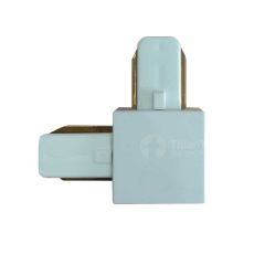 STW Tracklight L Shape Connector White ตัวต่อ L ต่อฉาก 90องศา ข้อต่อรางไฟแทรกไลท์ สีขาว (เกรดA)