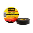 3M Scotch Super 33+ เทปพันสายไฟ PVC คุณภาพสูง สีดำ 3/4นิ้ว x 66ฟุต Black Polyvinyl Chloride Electrical Insulation Tape
