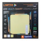 Lamptan LED โคมไฟเพดาน เหลี่ยม แลมป์ตั้น Multi-Smart Square Ceiling Light พร้อมรีโมทควบคุม