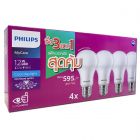 Philips หลอดไฟฟิลิปส์ LED Bulb MyCare 12W Daylight แพ็คประหยัด ซื้อ 3 แถม 1