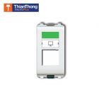 Schneider อะแดปเตอร์สำหรับเต้ารับคอมพิวเตอร์ ไม่มีม่านปิด ชไนเดอร์ Data Socket Adapter 3031RJU_WE Concept Series