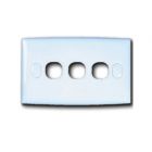 Schneider แผงหน้ากาก 3 ช่อง ชไนเดอร์ (คลิปเซล) Standard Flush Plates 3 gang 33AVH S-Classic