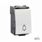 HACO สวิตซ์กระดิ่งเดี่ยว ฮาโก้ ขนาด 1 ช่อง Bell Switch DECO W2710