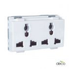 HACO เต้ารับสากลคู่ มีกราวด์ ฮาโก้ International Socket W8318D