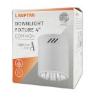 Lamptan โคมไฟดาวน์ไลท์ติดลอย ทรงกระบอก สีขาว 4 นิ้ว Downlight Fixture รุ่น Common - White