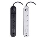 Panasonic ปลั๊กพ่วง 1 สวิตช์ 3 ช่องเสียบ 2 USB พานาโซนิค Power strip 3 outlets 1 switch 2 USB สาย 2 เมตร WCHG 242322