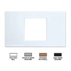 Siemens ฝา 2 ช่องกลาง ซีเมนส์ ขนาด 120 mm 2 Module cover plate and frame - Delta zaio