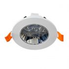 โคมดาวไลท์ โคมไฟฝังฝ้า รีเฟรคเงิน ปรับหน้าได้ MR16 รุ่น Space Edition / SL NEBULA-0-ECHR สีขาว