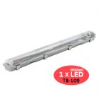 TFC โคมไฟ กันน้ำกันฝุ่น ทีเอฟซี T8-109 Waterproof Luminaire T8 1xLED 600mm (โคมไฟ)