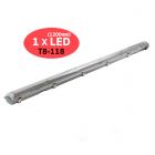TFC โคมไฟ กันน้ำกันฝุ่น ทีเอฟซี T8-118 Waterproof Luminaire 1xLED 1200mm
