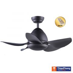 Starlight พัดลม ดีไซน์ ติดเพดาน 5 ใบพัด ABS ขนาด 33 นิ้ว Design Ceiling Fan 33" สีดำทรายด้าน CT33501-NL-SB