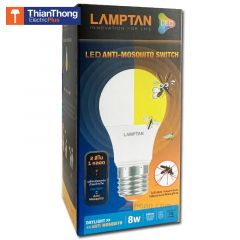 Lamptan หลอดไฟไล่ยุงแลมป์ตัน 2 in 1 LED Anti-Mosquito Switch 8W Daylight 