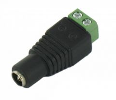 ขั้วต่อตัวเมีย DC Jack Socket  LED/CCTV Female  to Wire Connector