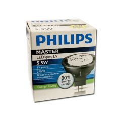 Philips หลอดไฟฟิลิปส์ Master LEDspot LV MR16 12V 5.5W GU5.3 24D 2700k