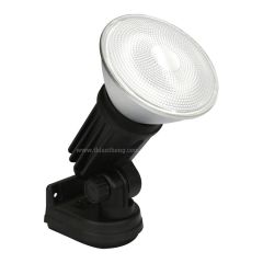 SP โคมไฟ สปอร์ตไลท์กันน้ำ แป้นติดผนัง-พื้น E27 No.999 สีดำ