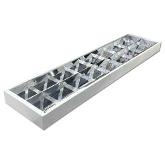 TFC โคมตะแกรงติดลอยT8 LED ทีเอฟซี T8 x 2 LED Ceiling Fixture (30x120) S-Series Eco T8-218 ราคาส่ง