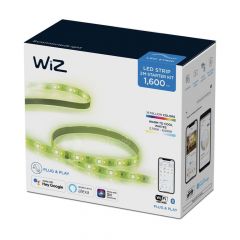 Wiz by Philips ชุดเริ่มต้นไฟเส้น LED อัจริยะ ปรับแสงขาวและสี 16 ล้านสี ฟิลิปส์ วิช LED Strip Base White and Colors Starter Kit