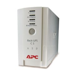 APC-Schneider เครื่องสำรองไฟ (มีช่องเสียบปริ้นเตอร์) UPS เอพีซี-ชไนเดอร์ APC Back-UPS 400W 650VA รุ่น BK650-AS