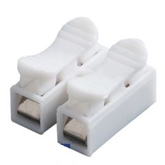 ตัวต่อสายไฟชนิดหนีบ Push Wire Connector 2P (เต๋าต่อสายไฟ)
