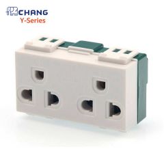 Chang เต้ารับ ปลั๊กกราวด์คู่ ตราช้าง รุ่น PCH-904N Y-Series