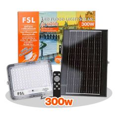 FSL โคมฟลัดไลท์ โซล่าเซลล์ พร้อมรีโมท Solar LED Flood Light With Remote 200W