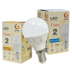 Gata หลอดปิงปอง กาต้า LED Bulb 2W E14