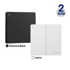 GONEO สวิตซ์ติดผนัง ทางเดียว 2ช่อง 3x3 โกนีโอ รุ่น Melody G12-K211