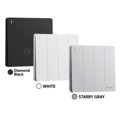 GONEO สวิตซ์ติดผนัง 4ช่อง 3x3 โกนีโอ รุ่น Melody G12-K411