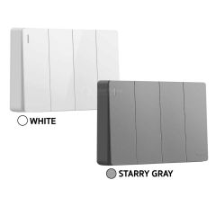 GONEO สวิตซ์ติดผนัง 4ช่อง 3x3 แบบลอย โกนีโอ รุ่น Melody Cube G59-K411