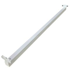 L&E รางนีออน ขาบิดล็อก แอล แอนด์ อี LED Batten สำหรับหลอดไฟ LED Tube T8 หลอดคู่ ความยาว 120 cm.