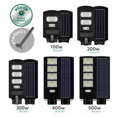 Lamptan โคมไฟถนนโซล่าเซลล์ พลังงานแสงอาทิตย์ แลมป์ตั้น LED Solar Streetlight Shinic 150W Daylight