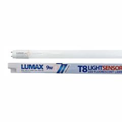 Lumax หลอดนีออน LED LIGHT SENSOR เซ็นเซอร์แสงอาทิตย์ T8 9W ยาว 60CM แสงขาว