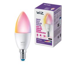 PHILIPS WIZ หลอดไฟจำปาอัจฉริยะ ปรับสีได้ 16 ล้านสี ฟิลิปส์ วิช LED Candle Colors/Tunable White 4.9W C37 E14