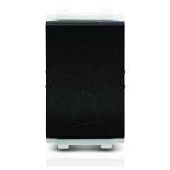 Philips สวิตซ์กระดิ่ง ฟิลิปส์ รุ่น ลีฟ LeafStyle 1M size door bell witch Black สีดำ