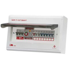 Safe-T-Cut เซฟ-ที-คัท คอนซูเมอร์ยูนิตพร้อมอุปกรณ์ RCBO Consumer Unit รุ่น Premier พรีเมียร์ 8 ช่อง CO8E ราคาส่ง