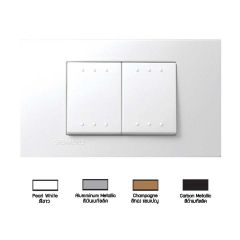 Siemens ชุดสำเร็จรูป สวิตซ์ทางเดียว 2 สวิตซ์ ซีเมนต์ 2 Gang 1 Way Switch - Delta zaio