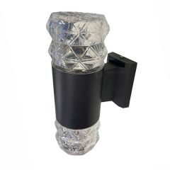 STW โคมไฟติดผนัง แก้วเพชร ทรงกระบอก Wall Lamp STW WL-13 ขั้ว E27x2