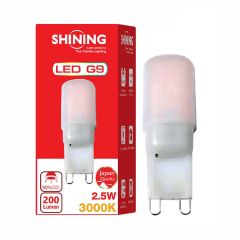 Toshiba Shining หลอดไฟ LED โตชิบา ชายนิ่ง G9 2.5W 220V ขั้ว G9 3000K Warm 