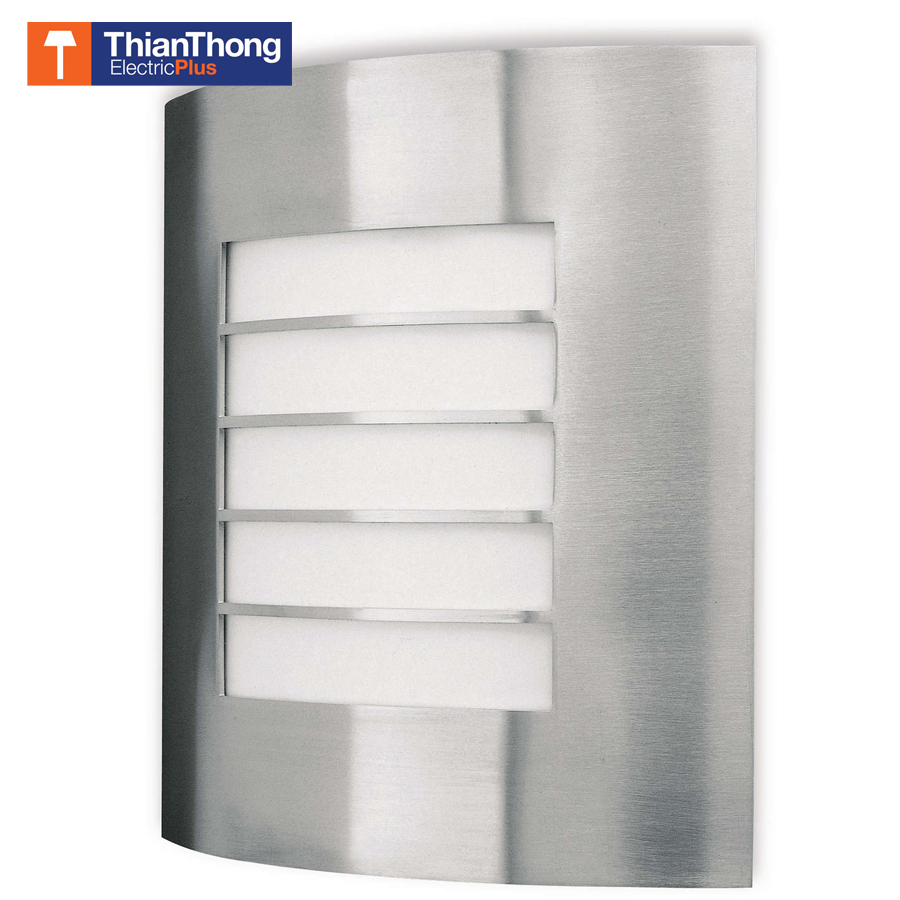 Philips myGarden wall lamp โคมไฟติดผนัง EWS300 inox สีเงิน