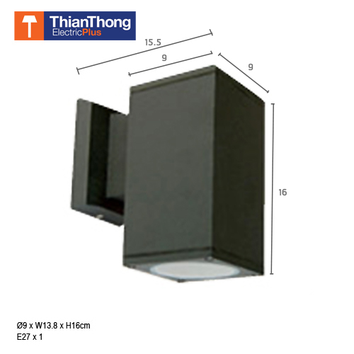 โคมไฟกิ่ง ภายนอก