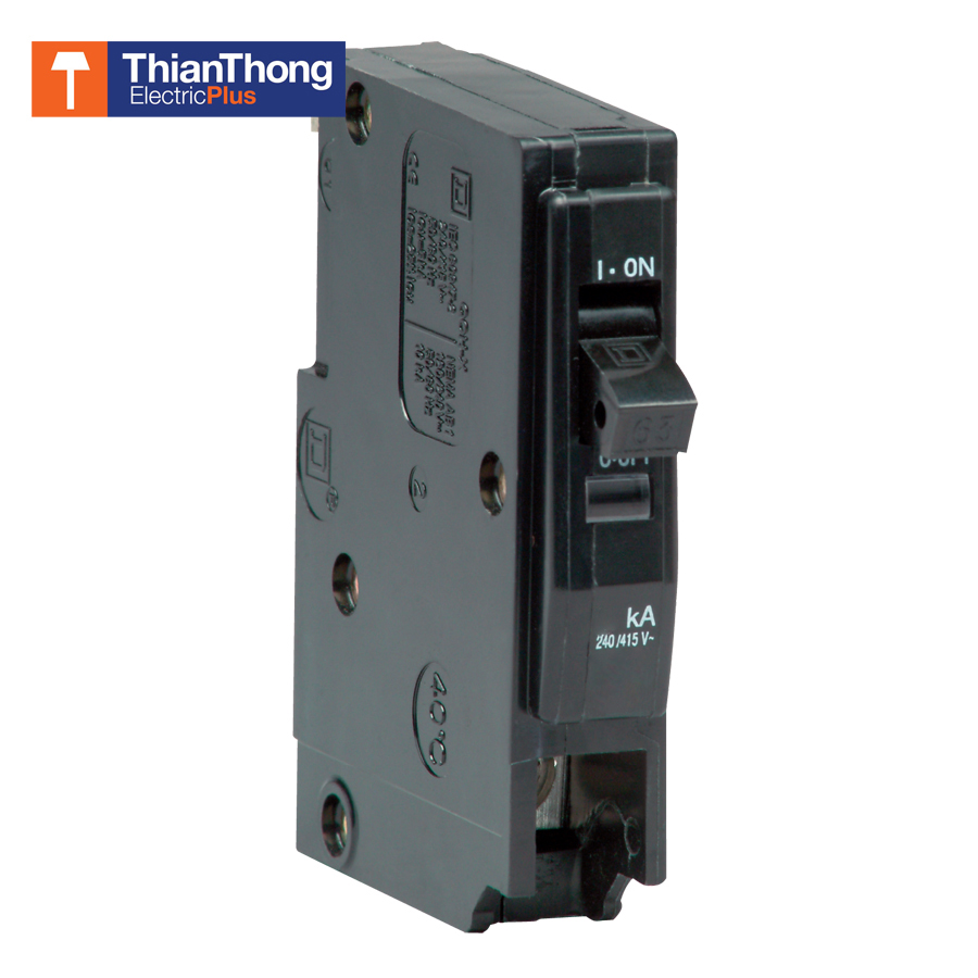 Schneider เซอร์กิตเบรกเกอร์ลูกย่อย QOH-X 1 Pole ชไนเดอร์ 70A / 80A / 100A 6kA