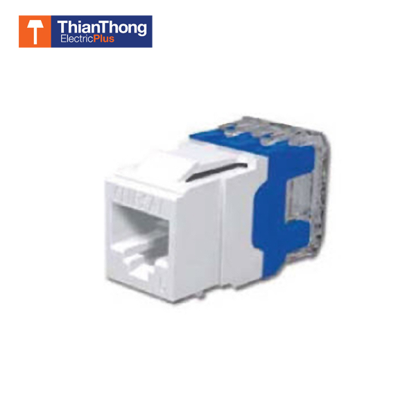 Schneider เต้ารับคอมพิวเตอร์ ชไนเดอร์ CAT 6 KEYSTONE, Modular Jack VDIB17766UWE Concept Series