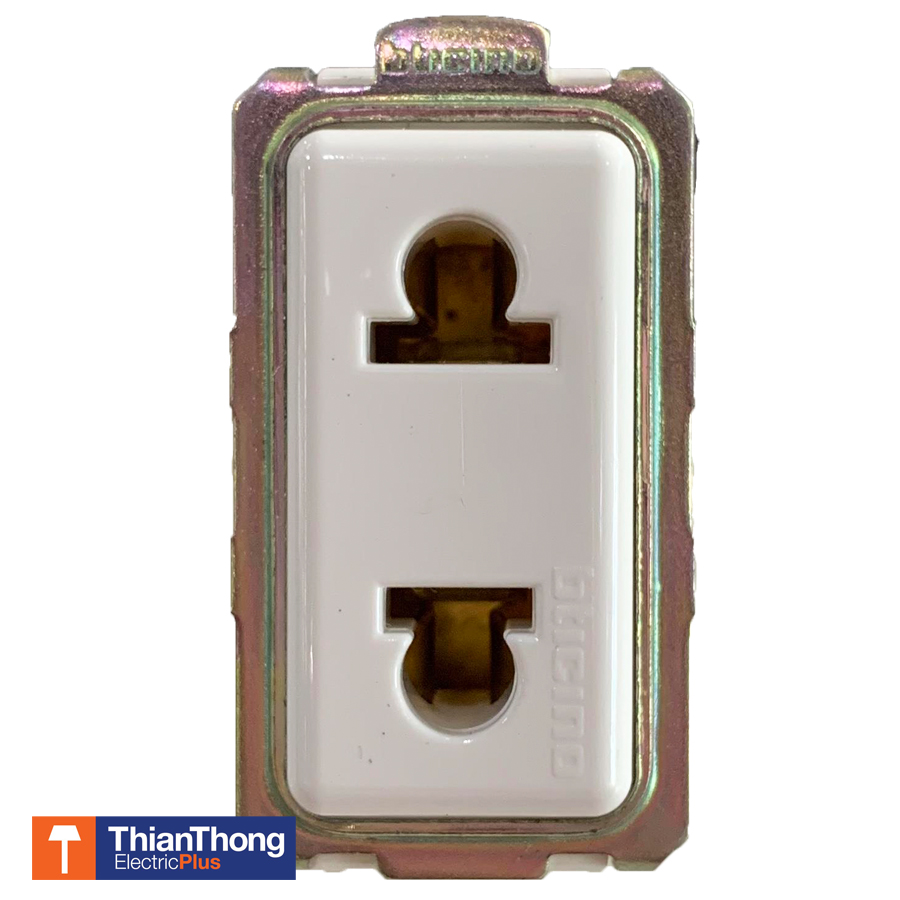 Bticino ปลั๊ก เต้ารับ บิทิชิโน 1 โมดูล 1P 1 Way Socket Magic Advance M9025 เมจิก แอดวานซ์