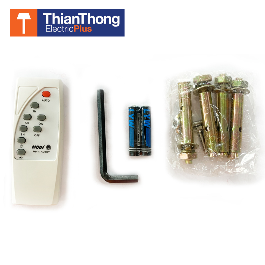 Modi สปอร์ตไลท์ โซล่าเซลล์ โมดิ Flood Light Solar Cell 200W Daylight MD-PT77200LY Modi สปอร์ตไลท์ โซล่าเซลล์ โมดิ Flood Light Solar Cell 200W Daylight MD-PT77200LY