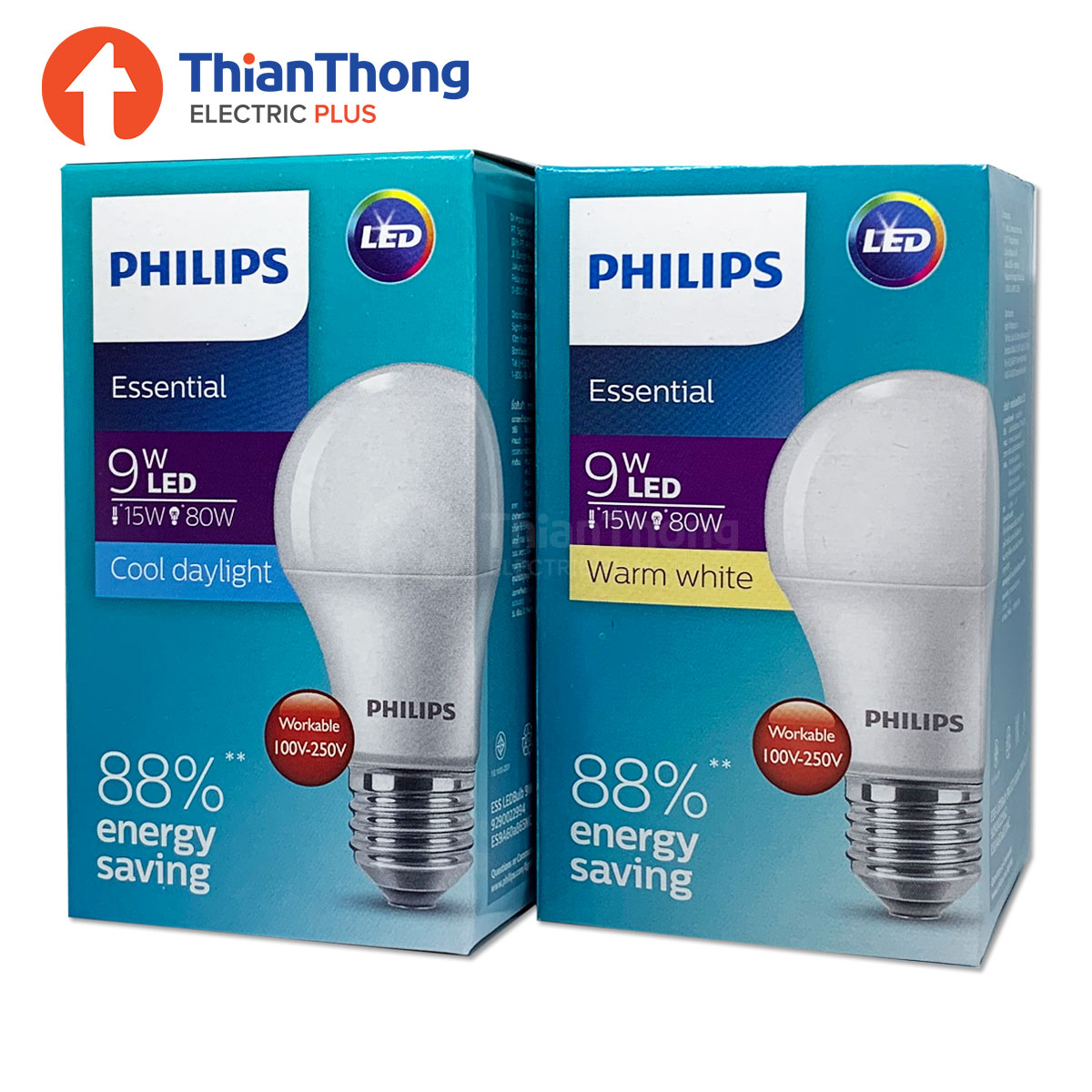 หลอดไฟ ฟิลิปส์ Philips Essential LED Bulb 9W ใหม่ รุ่น ประหยัด หลอดไฟ ฟิลิปส์ Philips Essential LED Bulb 9W ใหม่ รุ่น ประหยัด