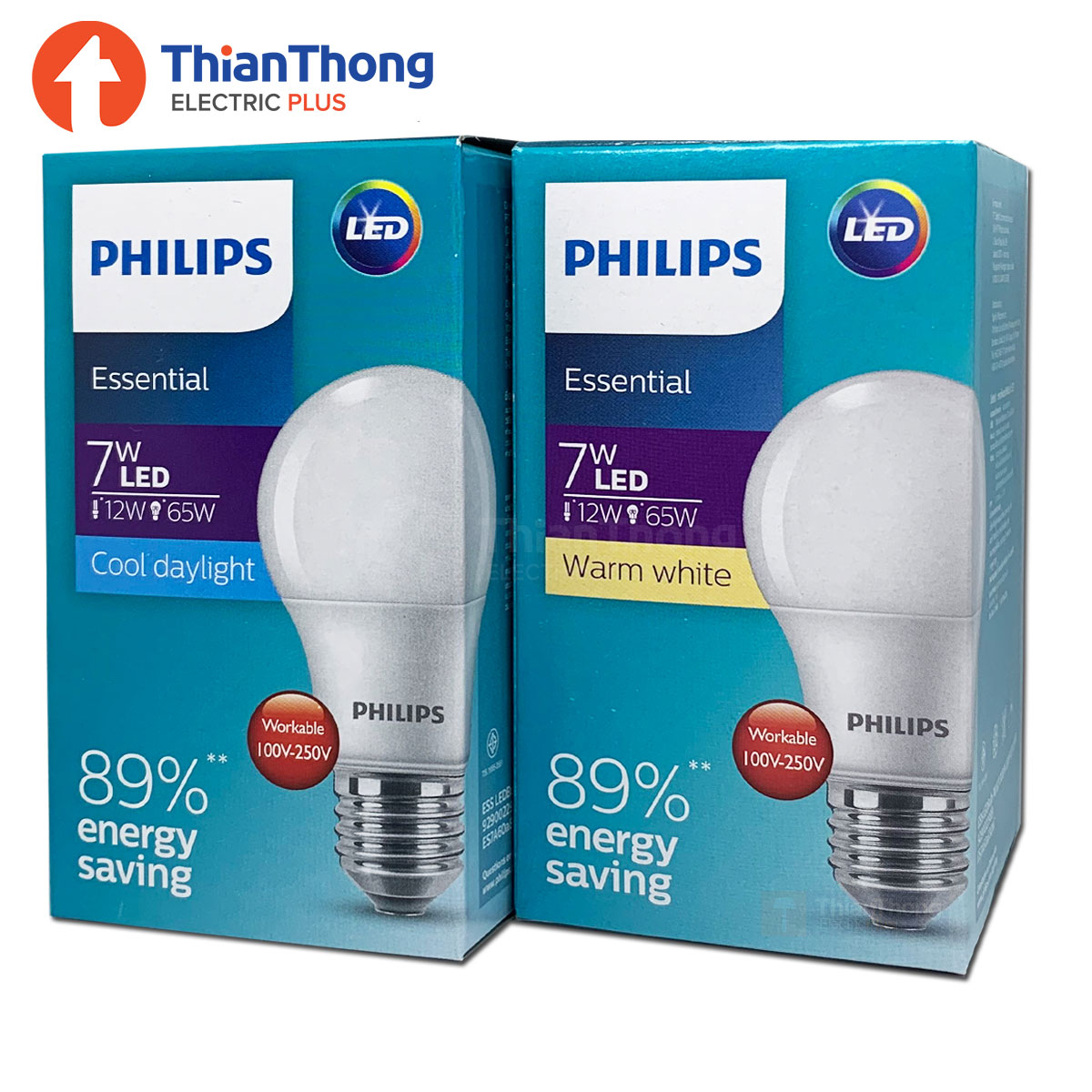 หลอดไฟ ฟิลิปส์ Philips Essential LED Bulb 7W ใหม่ รุ่น ประหยัด หลอดไฟ ฟิลิปส์ Philips Essential LED Bulb 7W ใหม่ รุ่น ประหยัด