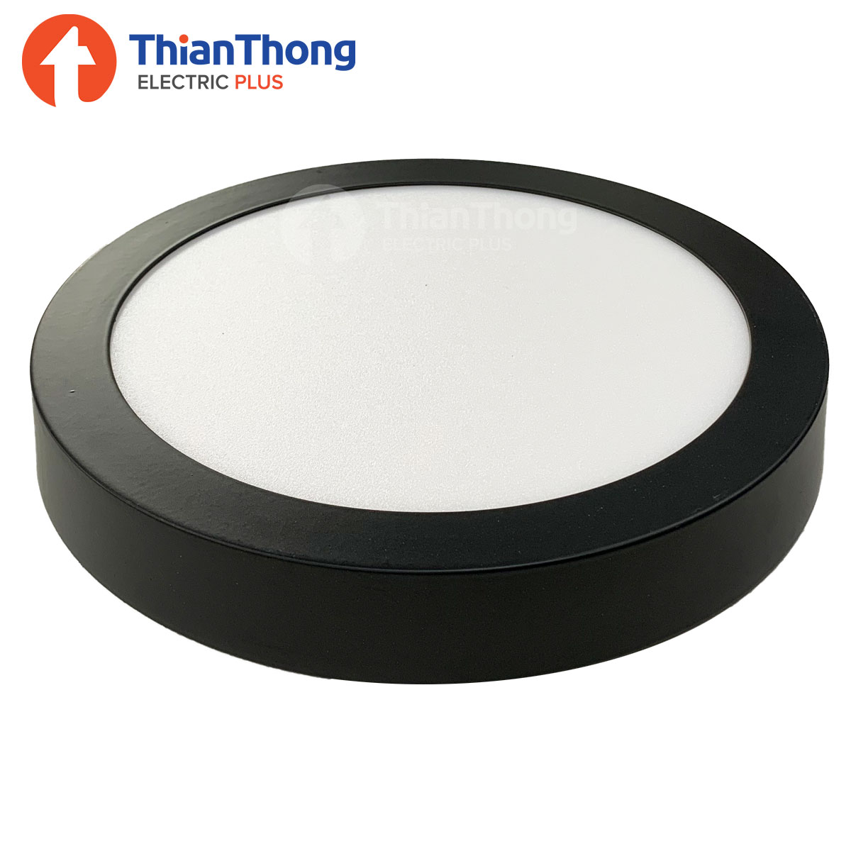 TSL โคมไฟดาวน์ไลท์กลม ติดลอย LED Surface Mounted LED Black 8 นิ้ว 18W สีดำ SL-3-B-718-LED
