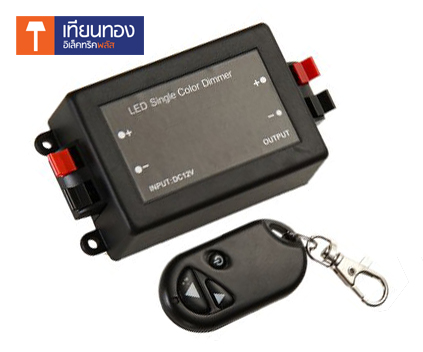 Wireless Remote LED Light Single Color RF Dimmer Controller DC 12-24V 8A Wireless Remote LED Light Single Color RF Dimmer Controller DC 12-24V 8A