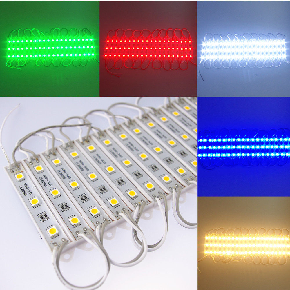 LED SMD 5050 3-LED Module Waterproof 